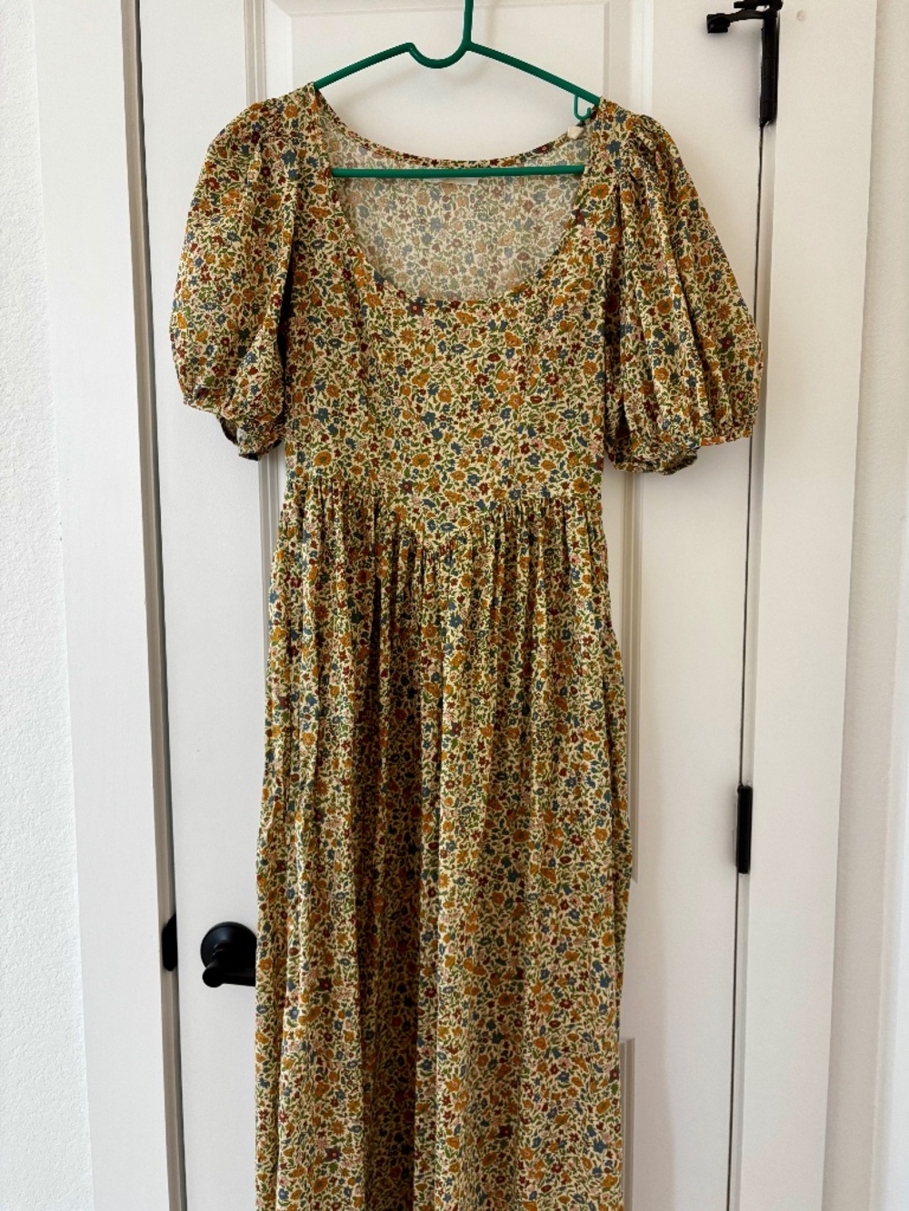 DOEN ABRIELLE DRESS- SUNSHINE POPPY BELL FLORAL LIBERTY LONDON- XS